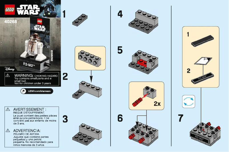 First page image of the manual for Star Wars 40268