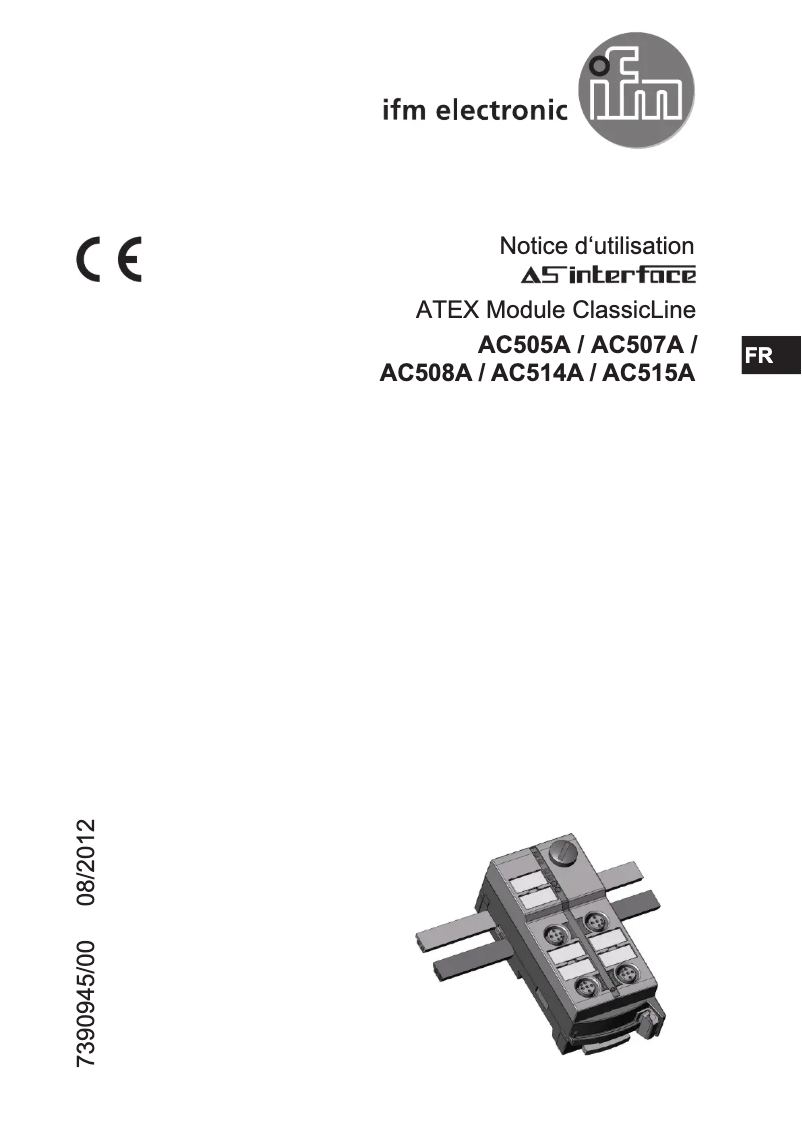 First page image of the manual for AC508A
