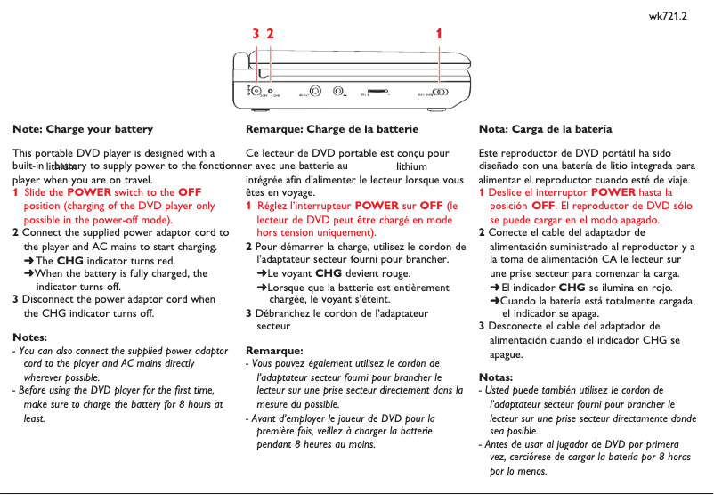 First page image of the manual for PET702