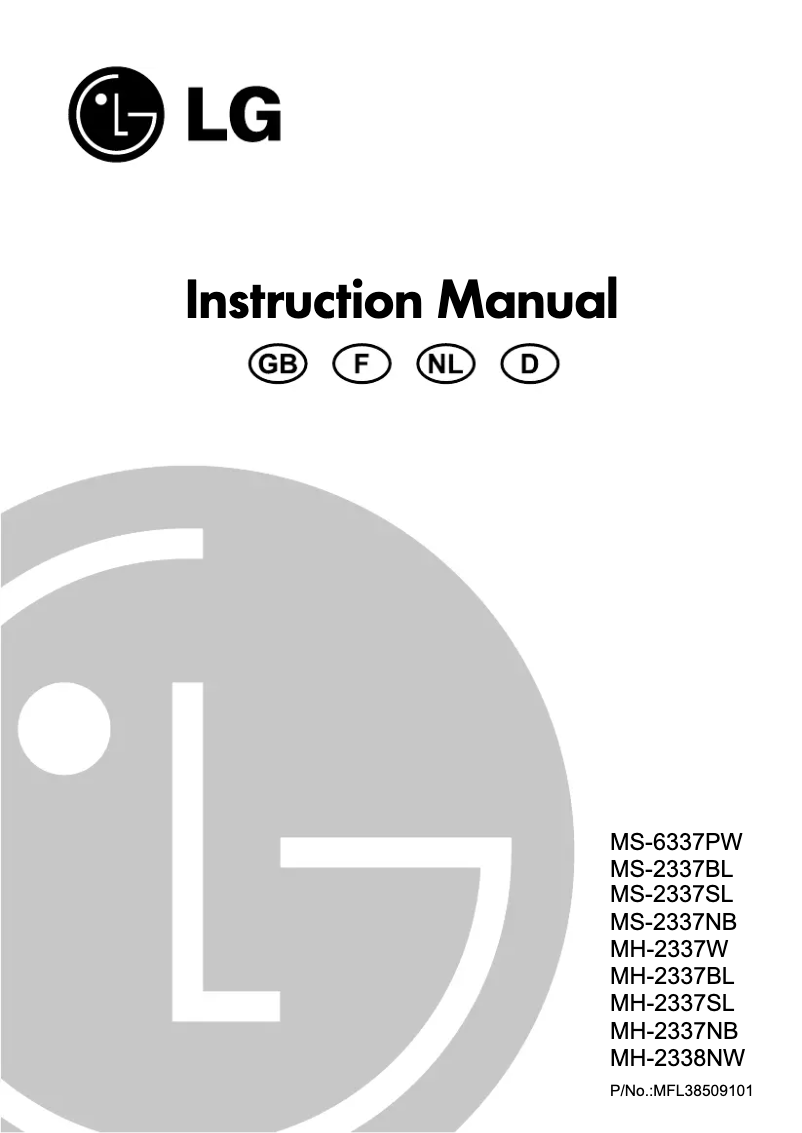 First page image of the manual for MS-6337PW
