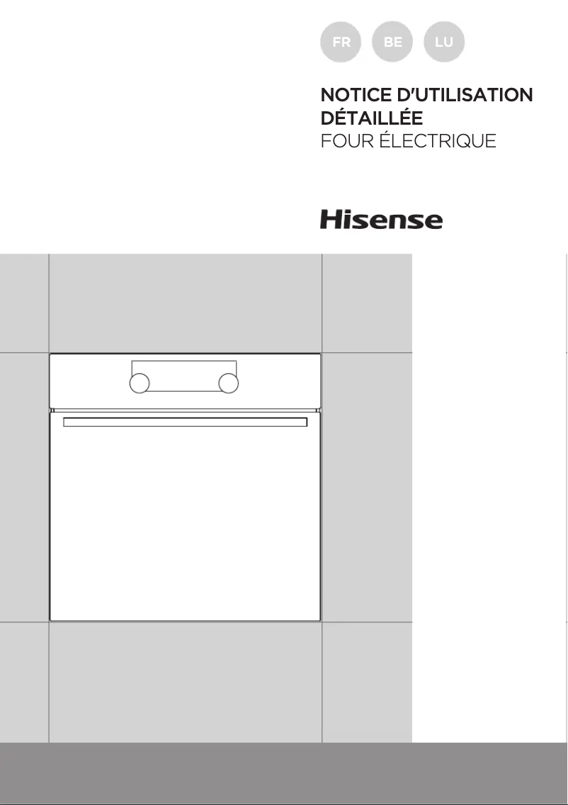 Page 1 of the manual User Manual Hisense BSA5211BX