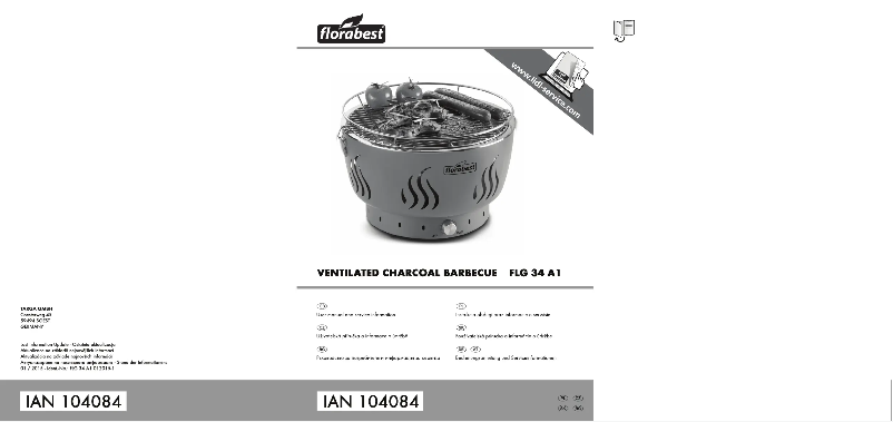 First page image of the manual for FLG 34 A1