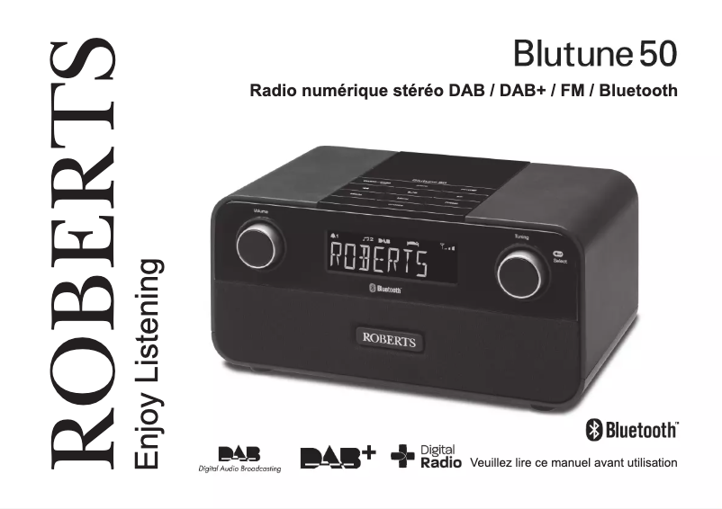 First page image of the manual for BLUTUNE 50