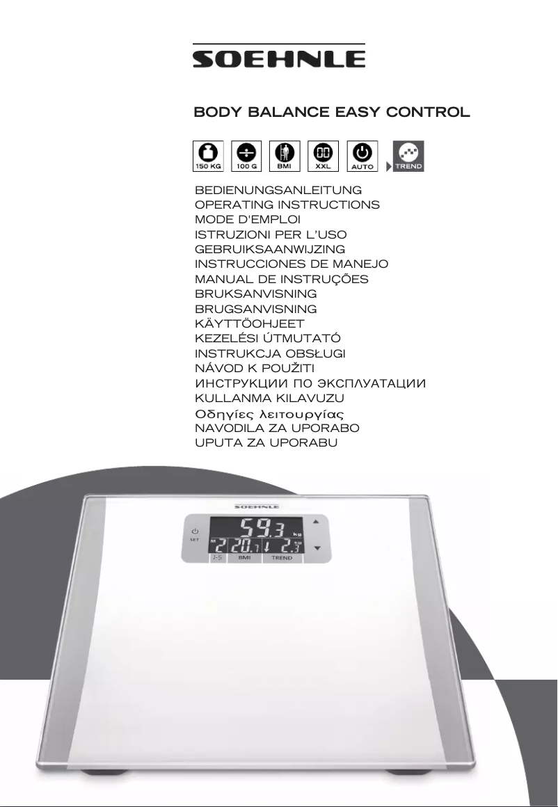 Page 1 of the manual User Manual Soehnle Control Easy