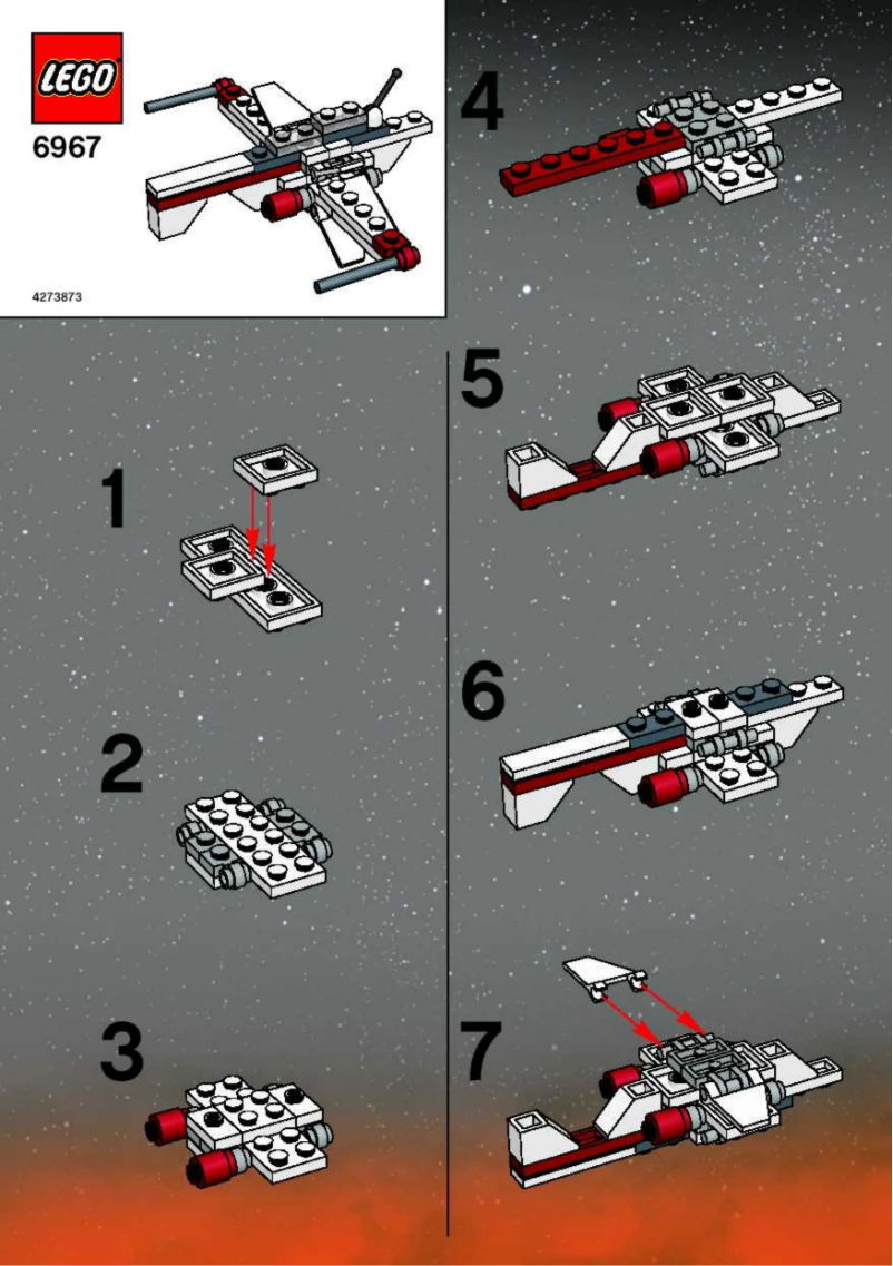 Page 1 of the manual User Manual Lego Mini ARC Fighter
