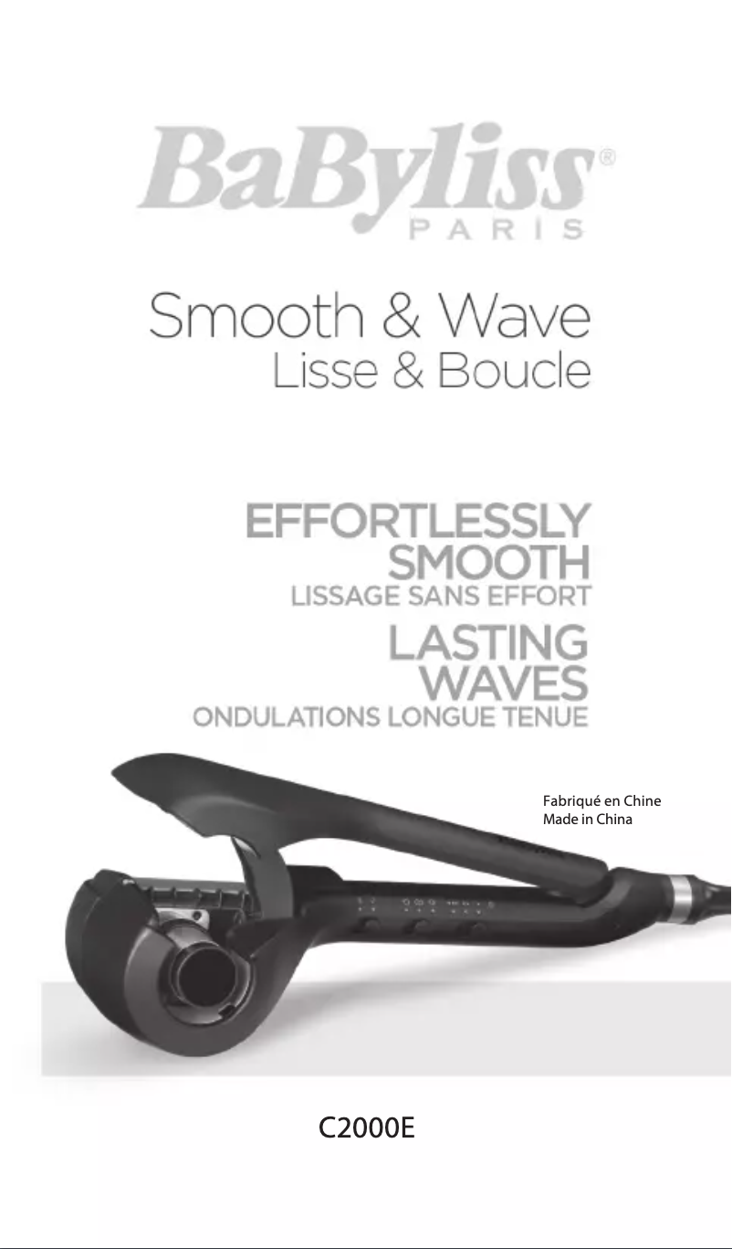 First page image of the manual for Smooth & Wave C2000E