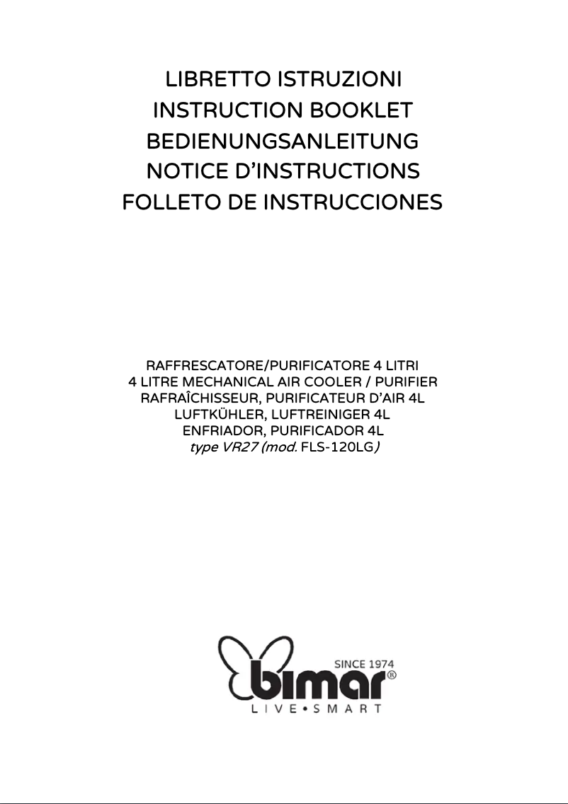 First page image of the manual for VR27