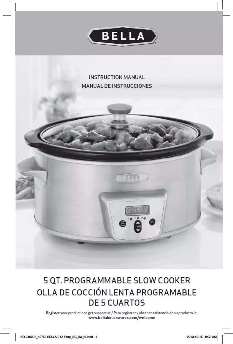 First page image of the manual for BLA13752