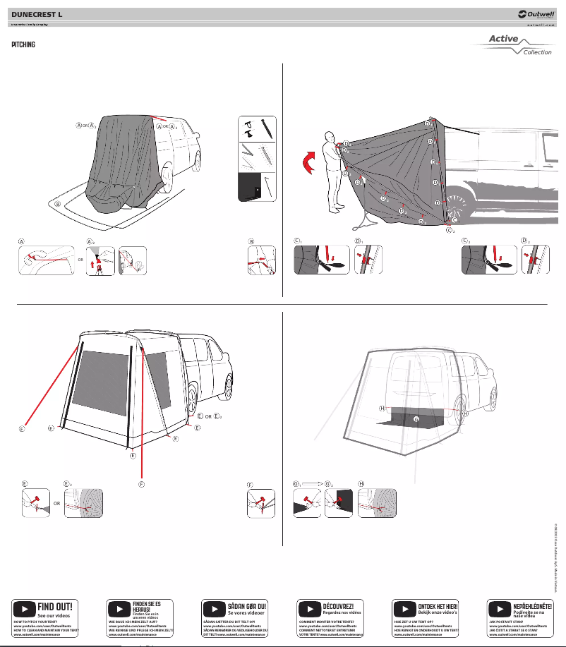 Page 1 of the manual User Manual Outwell Dunecrest L