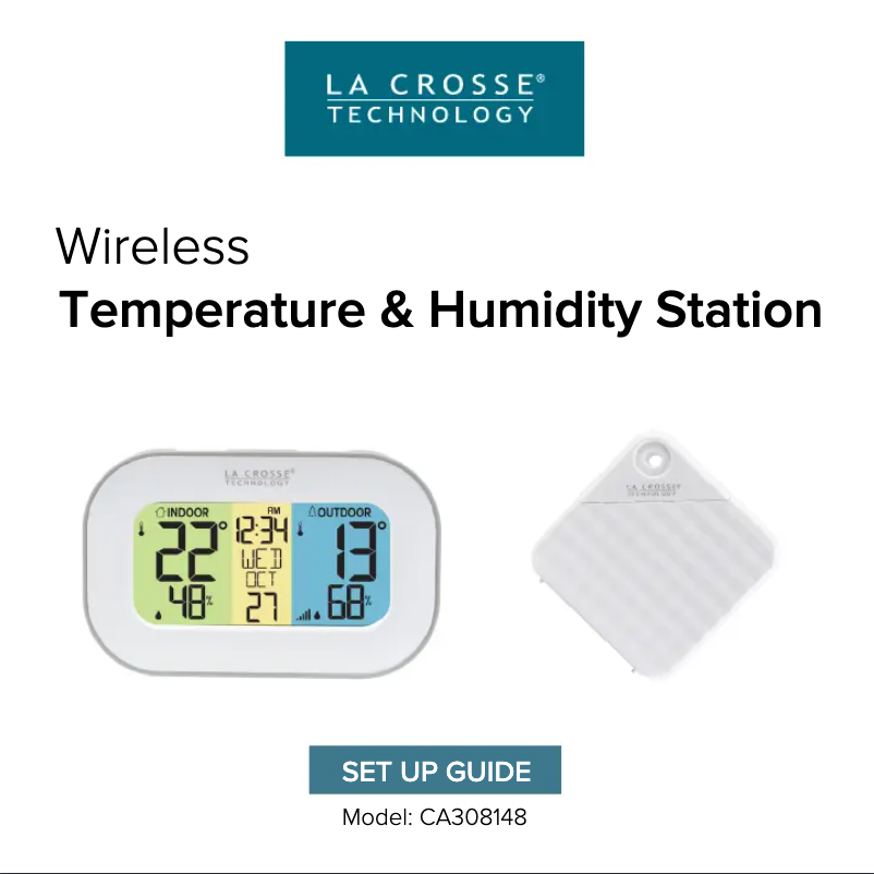 First page image of the manual for CA308148