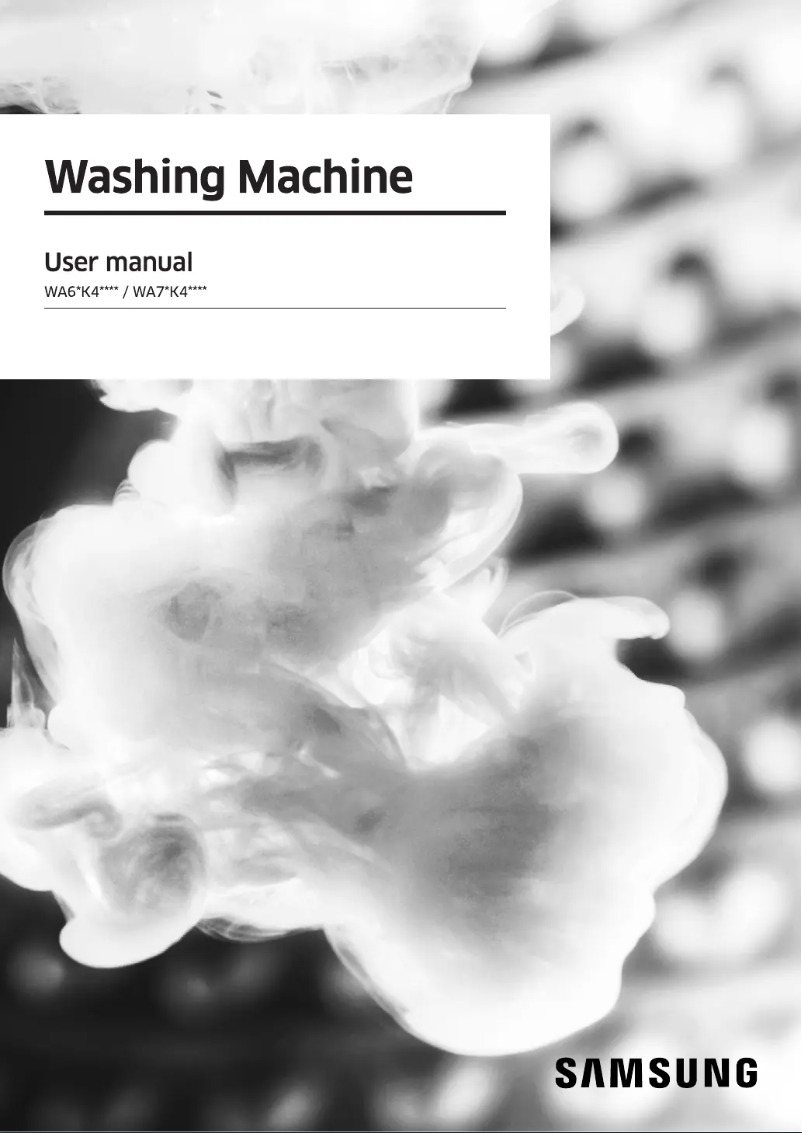 First page image of the manual for WA65K4000HD