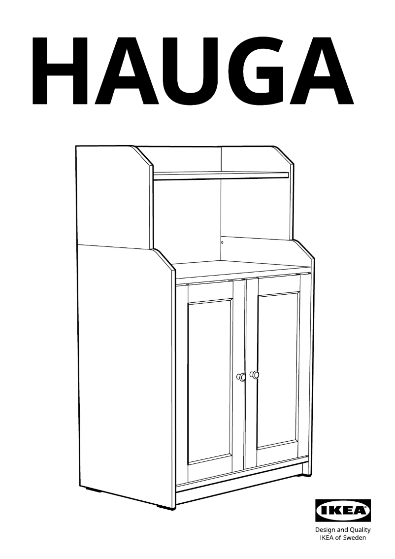 First page image of the manual for HAUGA 004.150.71