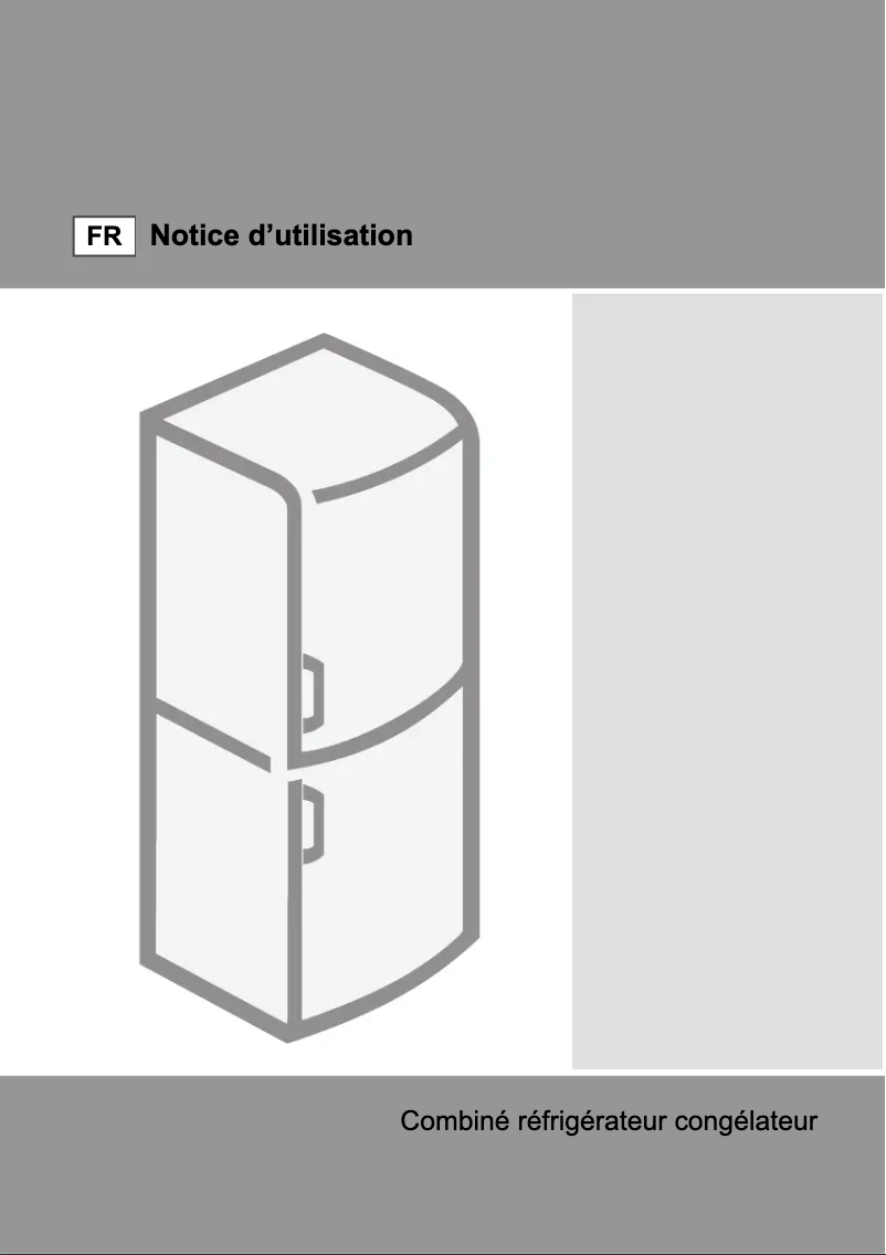 First page image of the manual for FA860PS