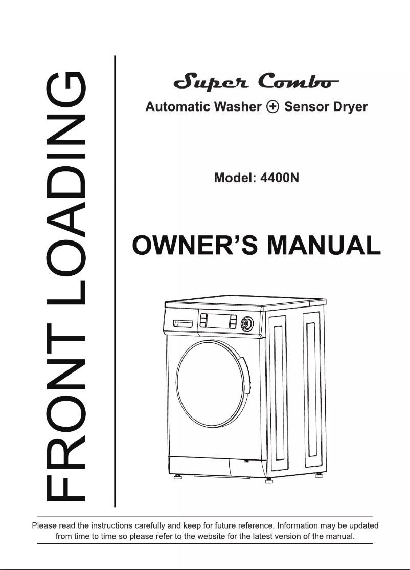 First page image of the manual for EZ4400NMPDL4455B