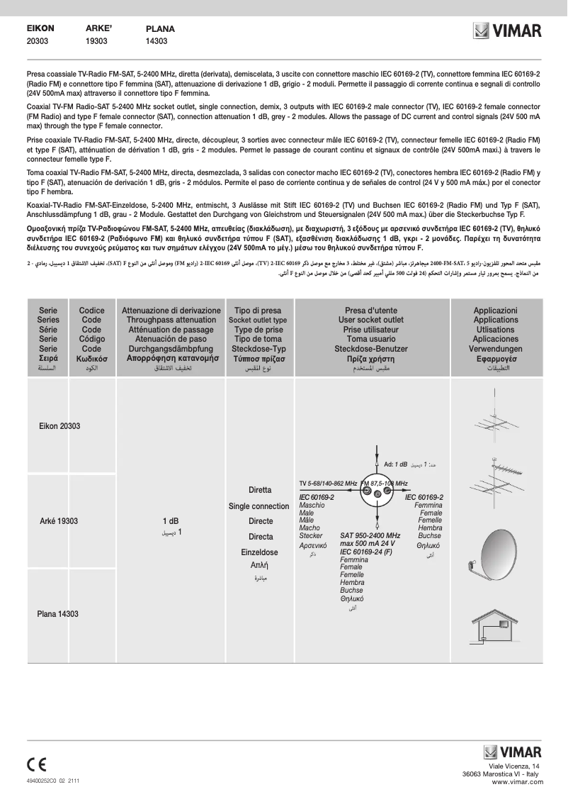 First page image of the manual for 20303.B