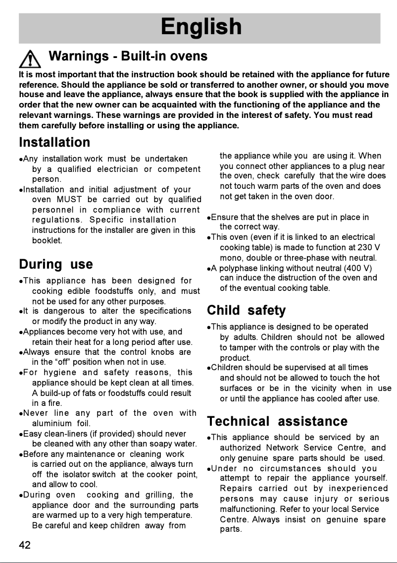 First page image of the manual for ZKB7313N