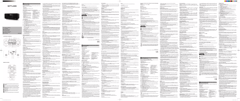 Page 1 of the manual User Manual Muse M-785 DAB