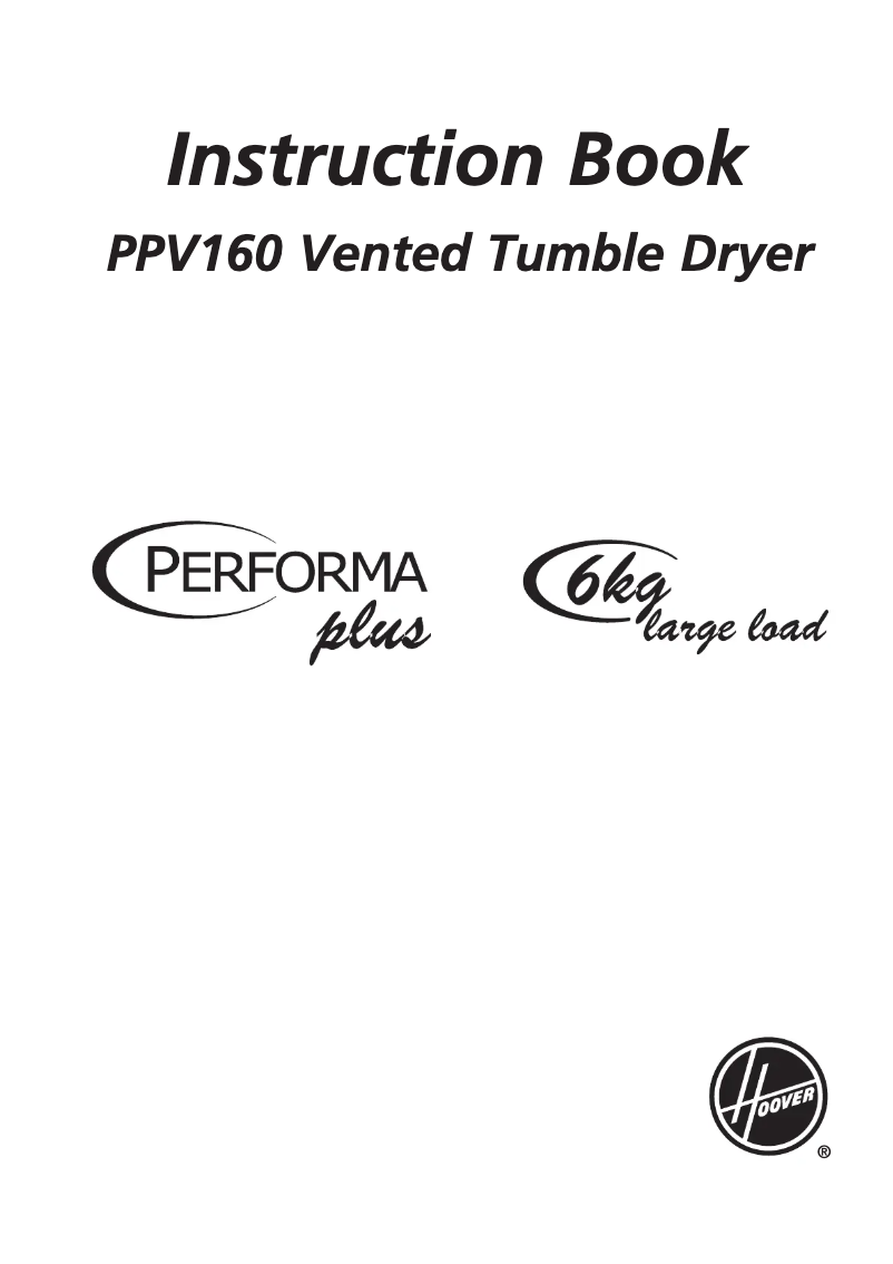 First page image of the manual for PPV 160-80