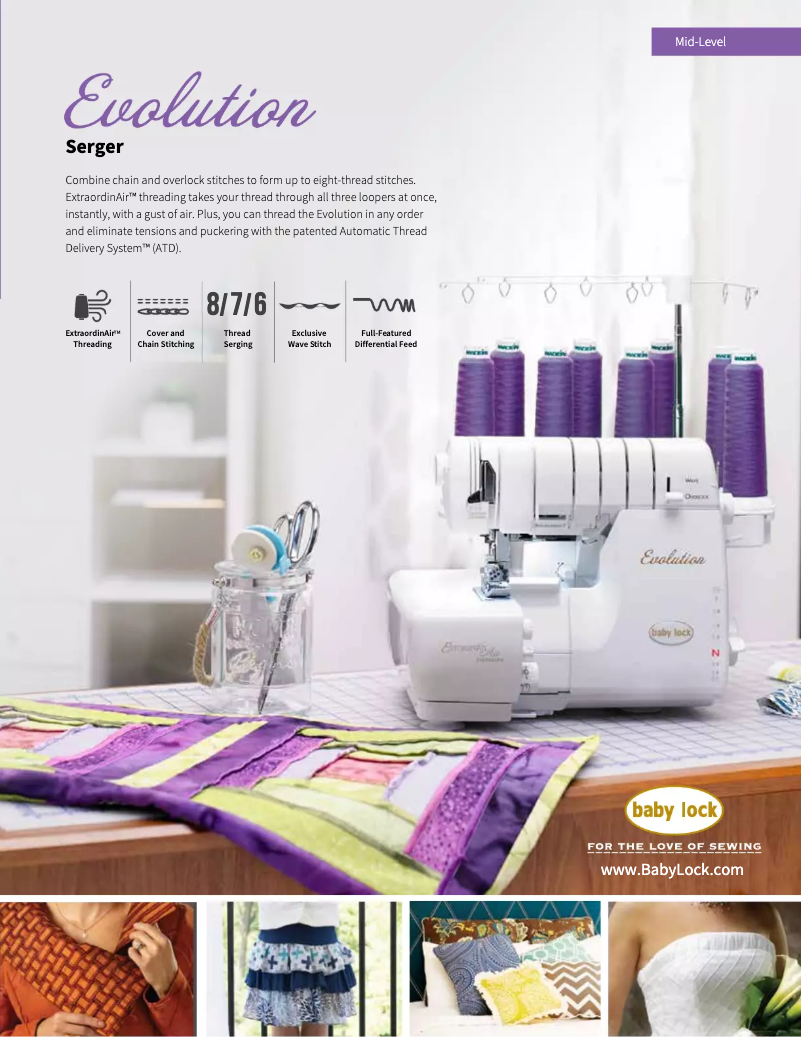 First page image of the manual for Evolution