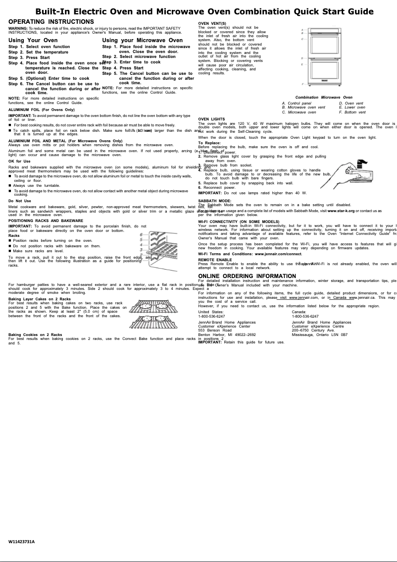 First page image of the manual for JJW6024HL