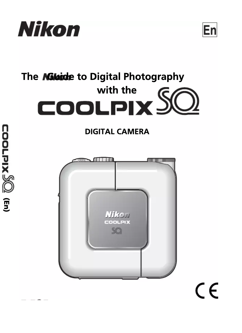 Page 1 of the manual User Manual Nikon Coolpix SQ