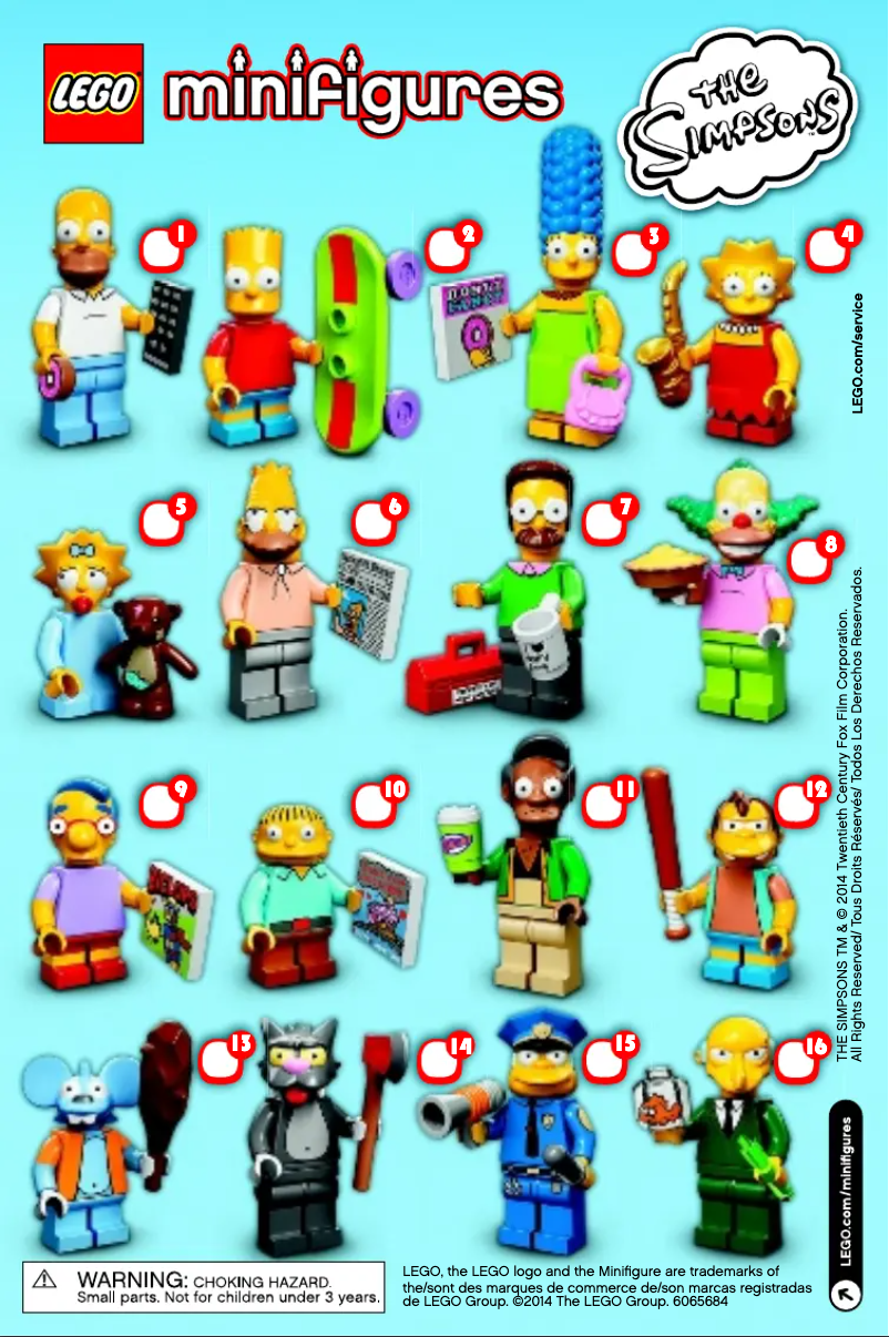 First page image of the manual for Minifigures 71005