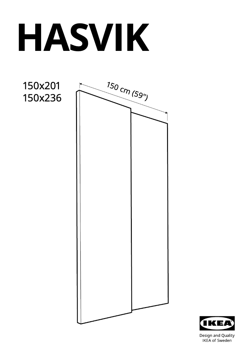 First page image of the manual for HASVIK 905.109.50