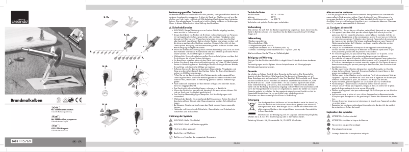 Page 1 of the manual User Manual Crelando IAN 115769