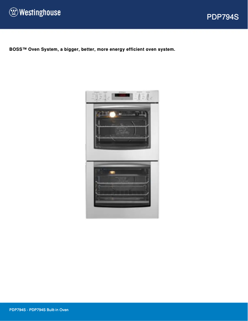 First page image of the manual for PDP794S