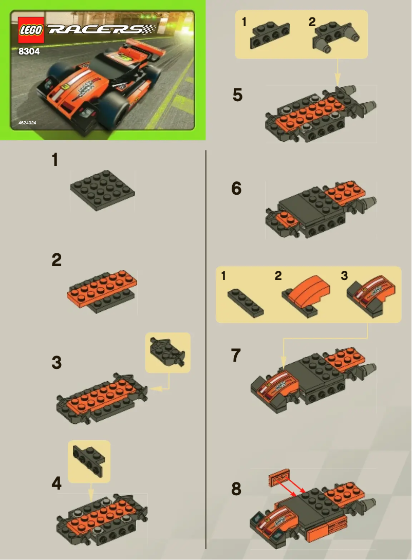 Page 1 of the manual User Manual Lego Smokin' Slickster