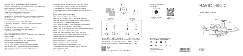 First page image of the manual for Mavic Mini 2