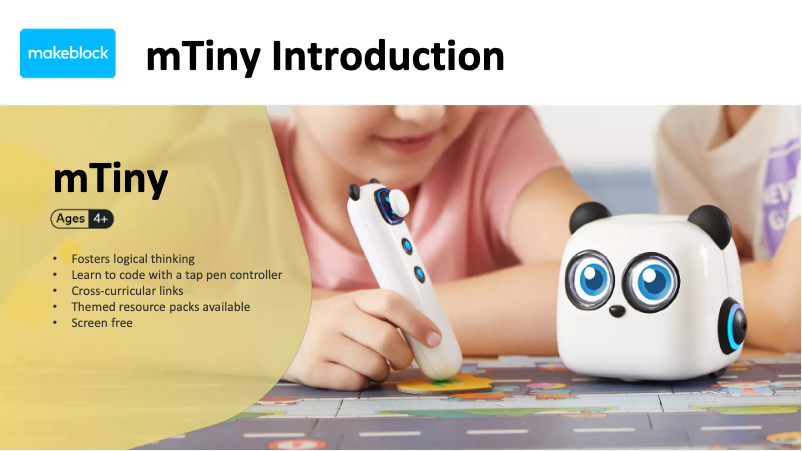 Page 1 of the manual User Manual Makeblock mTiny