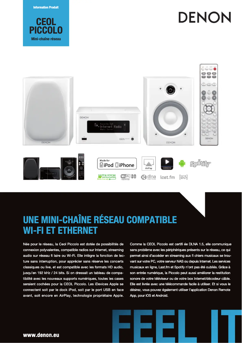 Page 1 of the manual User Manual Denon DRA-N5