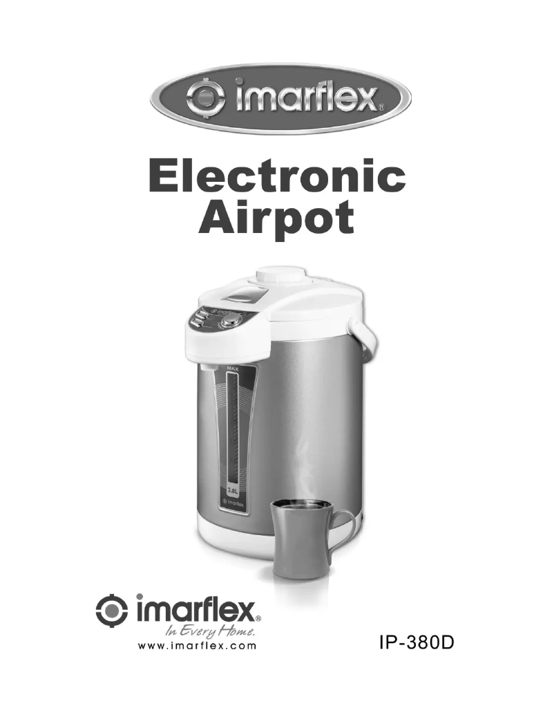 Page 1 of the manual User Manual Imarflex IP-380D