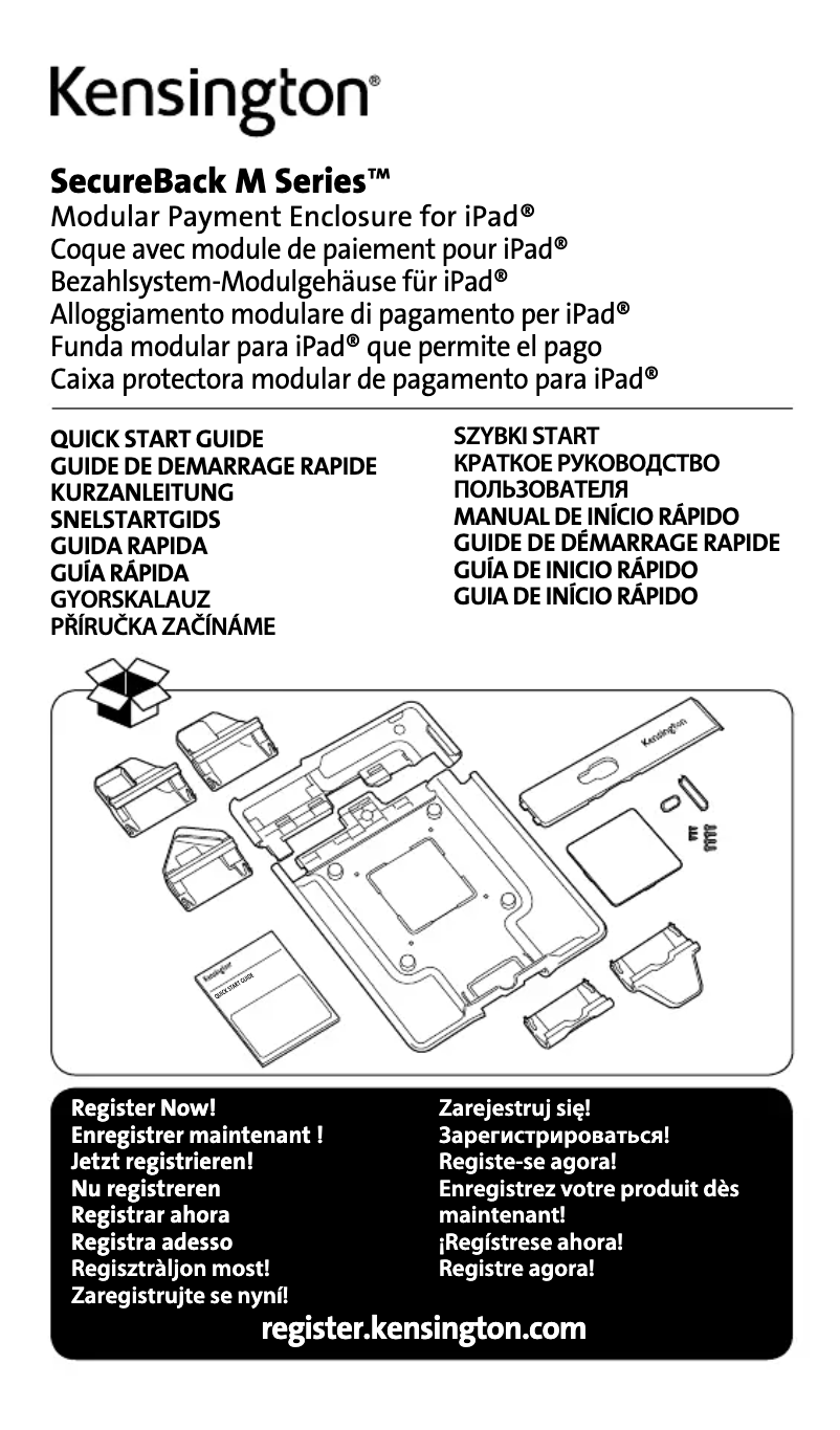 Page 1 of the manual User Manual Kensington SecureBack M