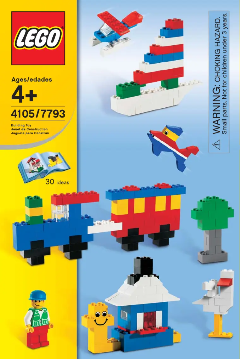 Page 1 of the manual User Manual Lego Classic 7793