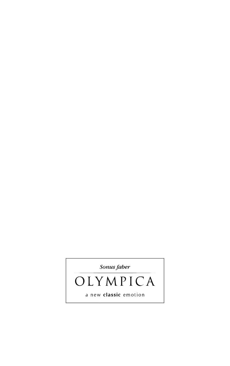 Page 1 of the manual User Manual Sonus Faber Olympica I