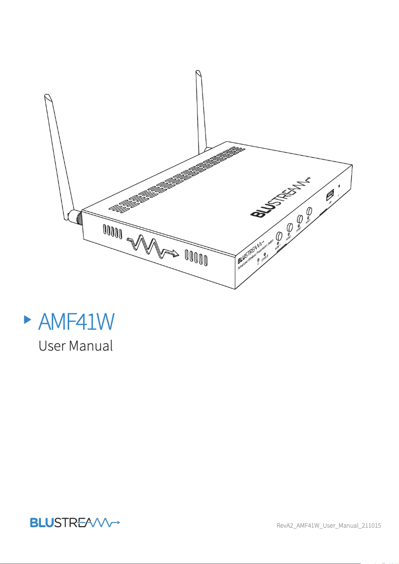 Image de la première page du manuel de l'appareil AMF41W