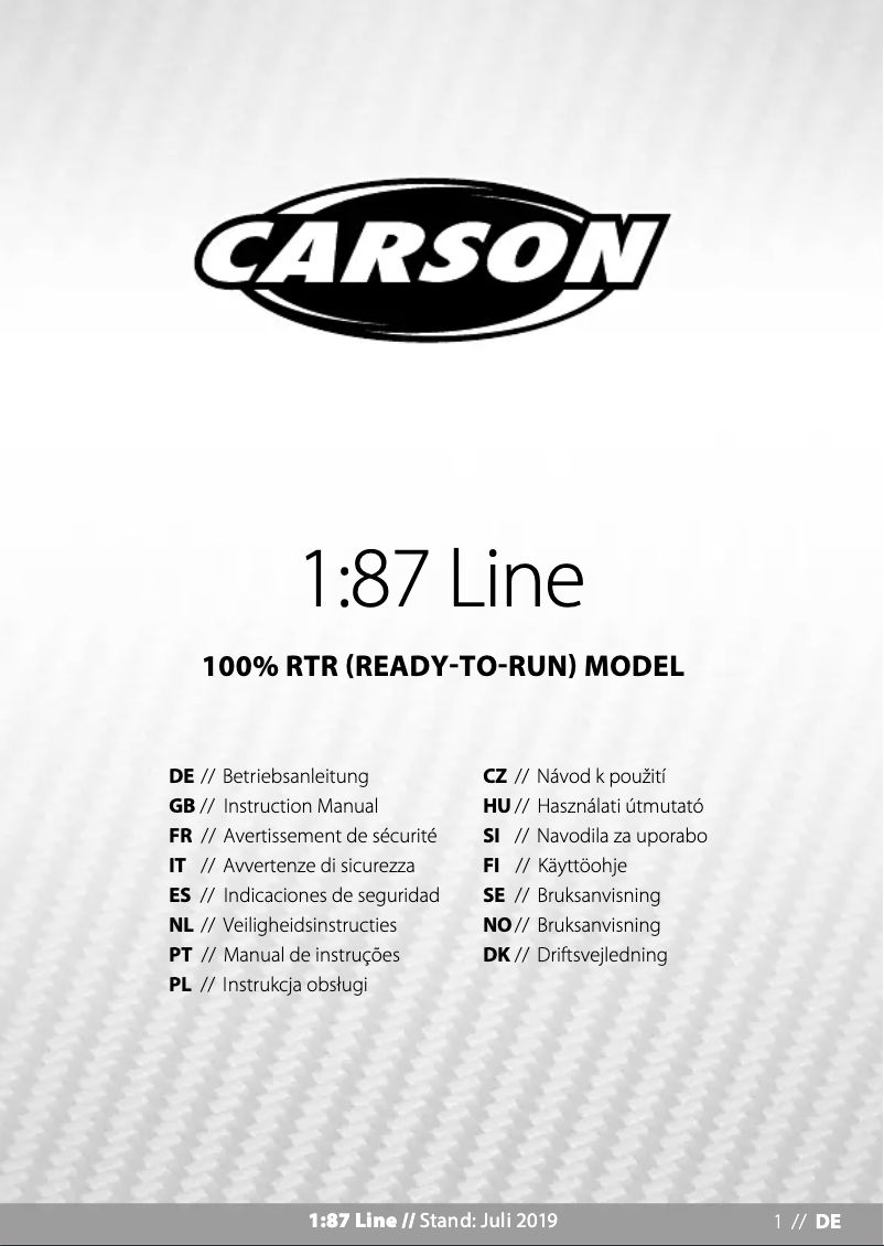 First page image of the manual for VW T1 Van Fire Truck