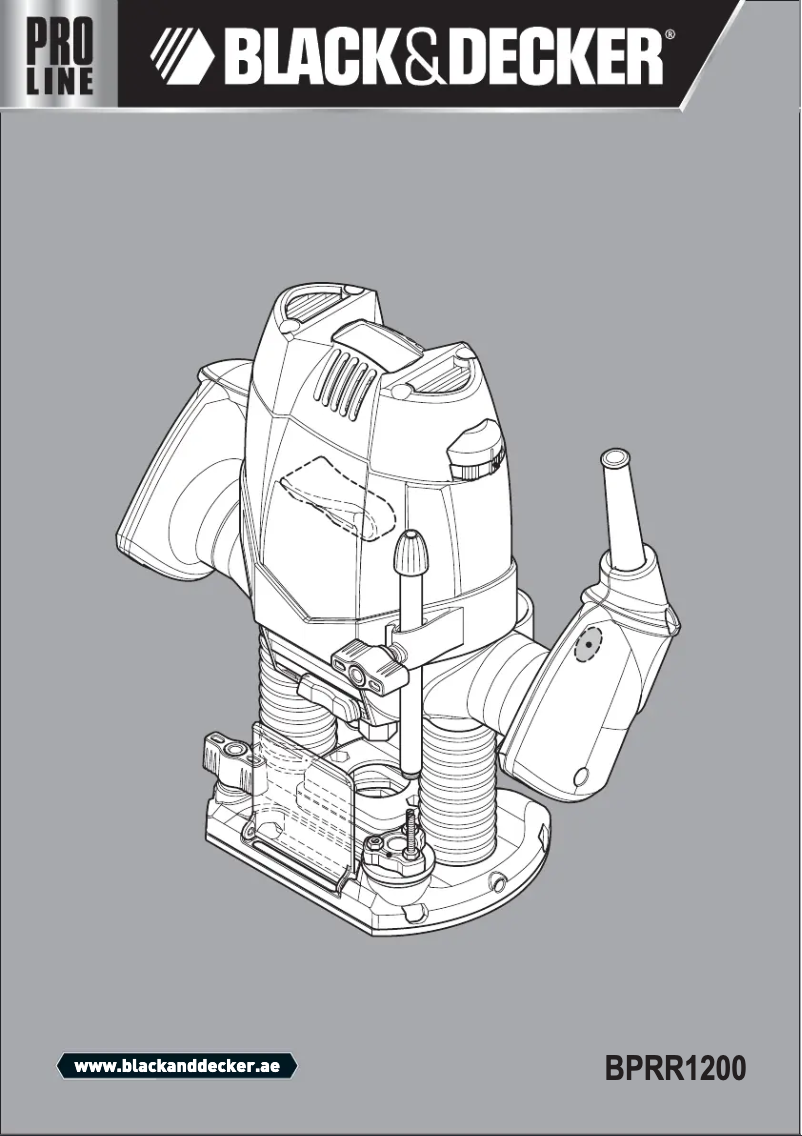 Page 1 of the manual User Manual Black & Decker BPRR1200