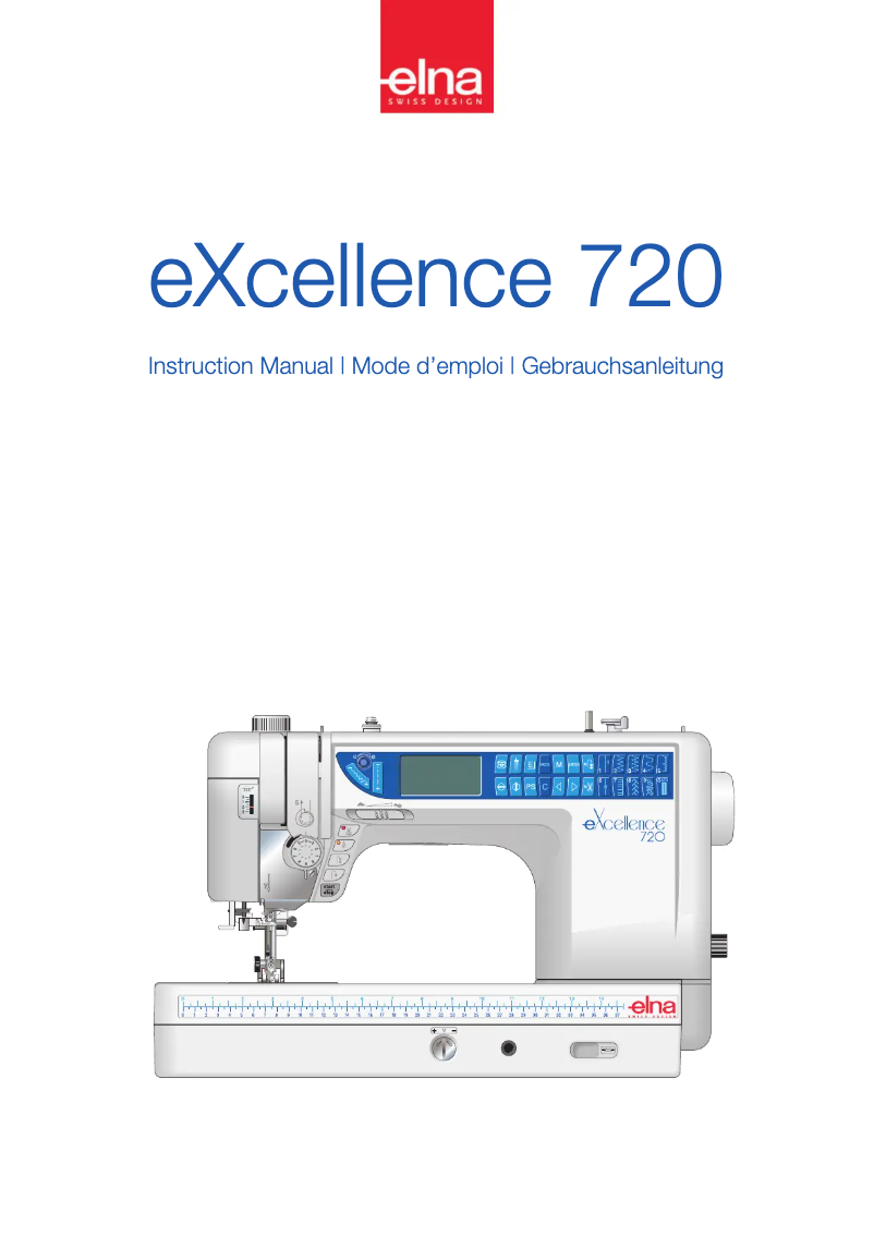 First page image of the manual for eXcellence 720