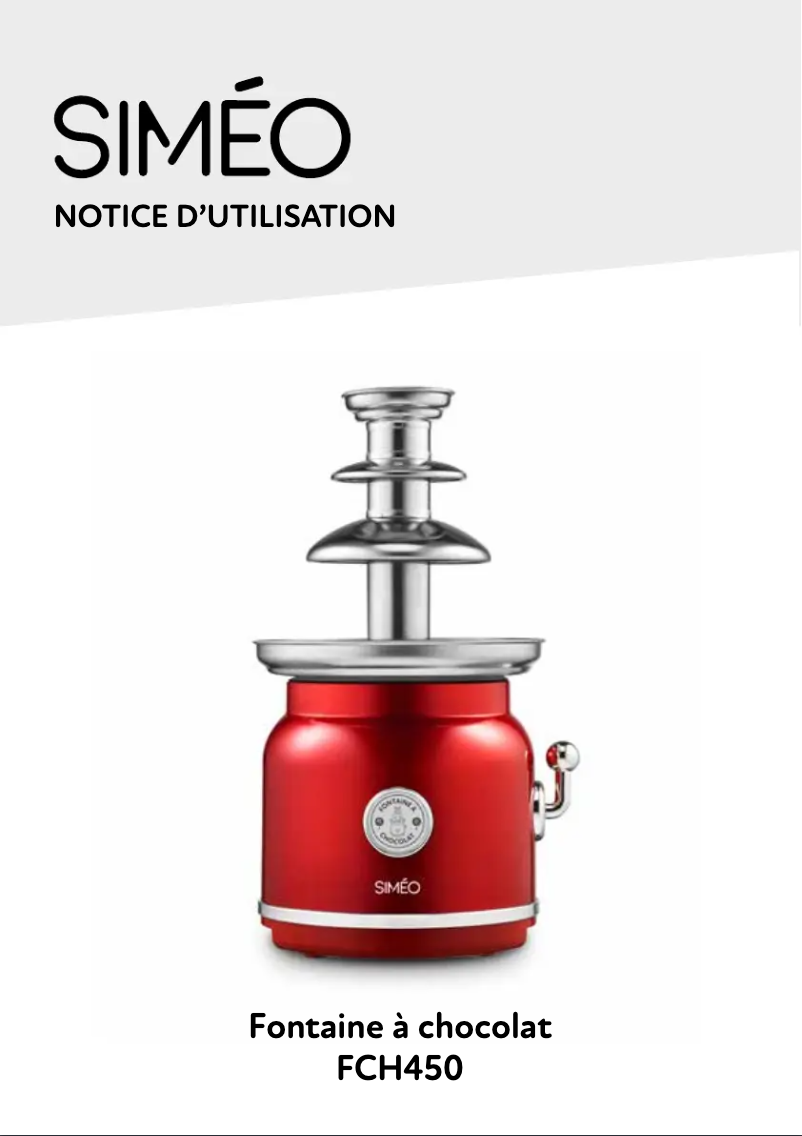 First page image of the manual for FCH450