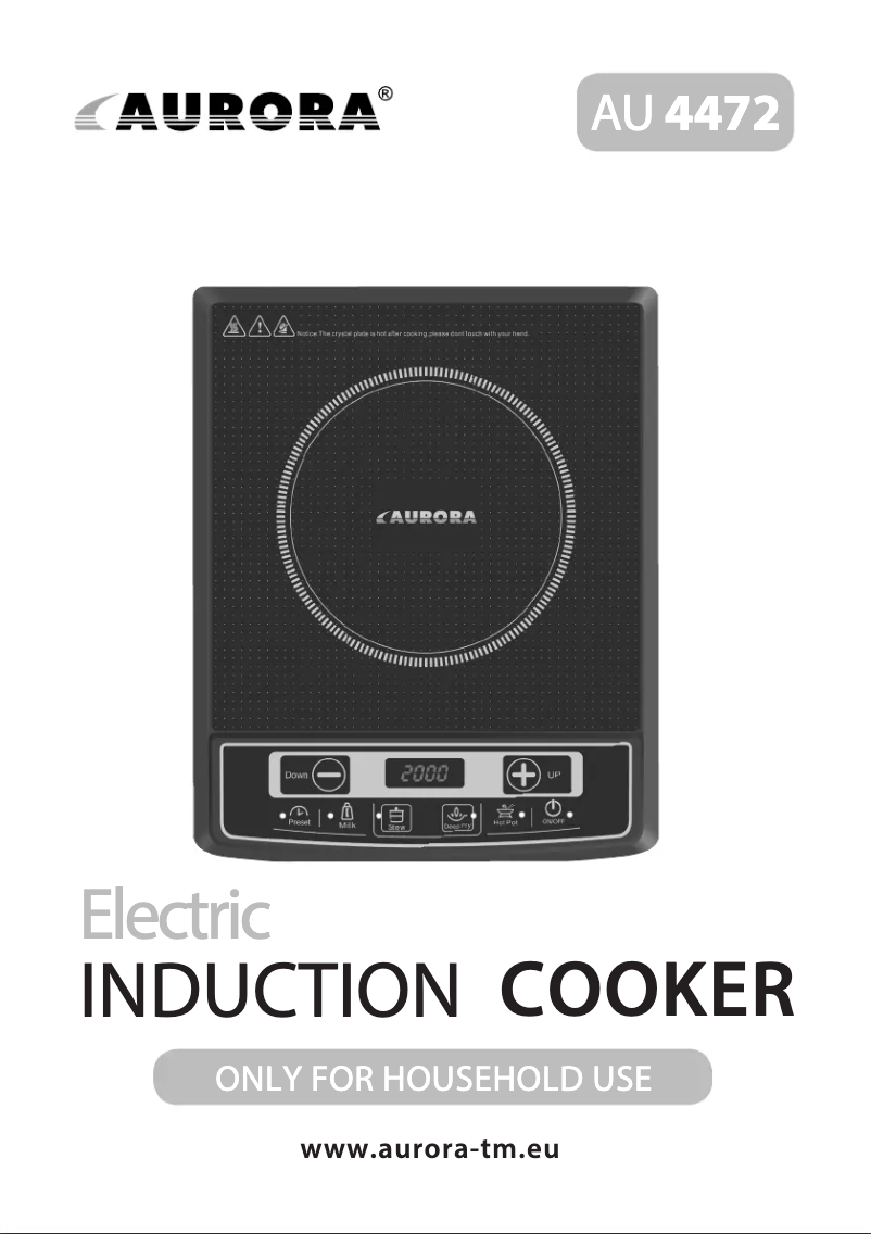 Page 1 of the manual User Manual Aurora AU4472