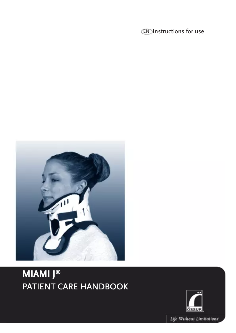 First page image of the manual for Miami J
