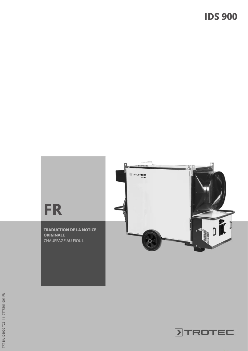 First page image of the manual for IDS 900