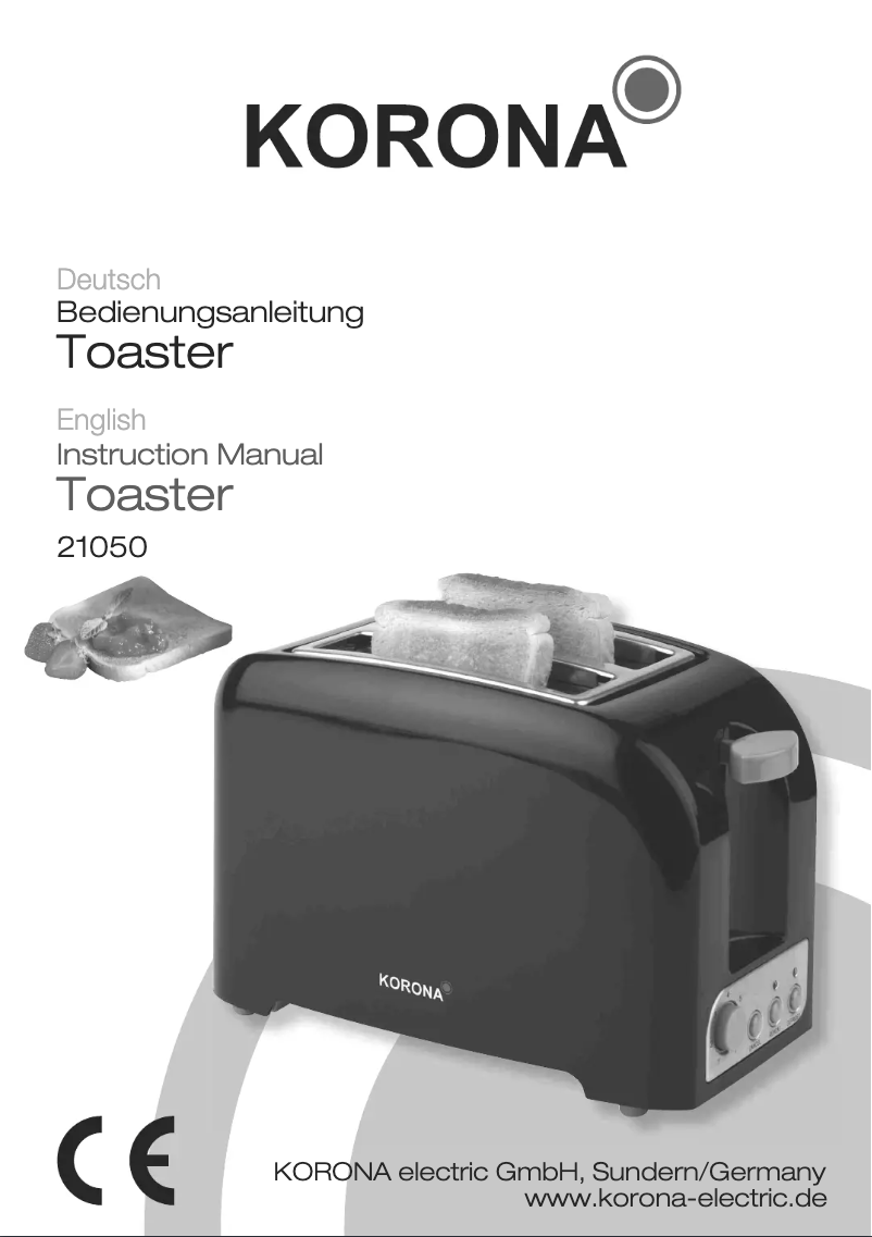First page image of the manual for 21050
