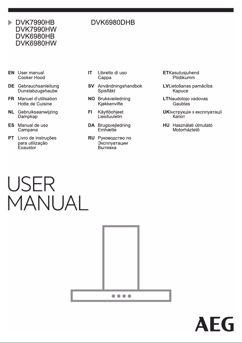 First page image of the manual for DVK7990HW