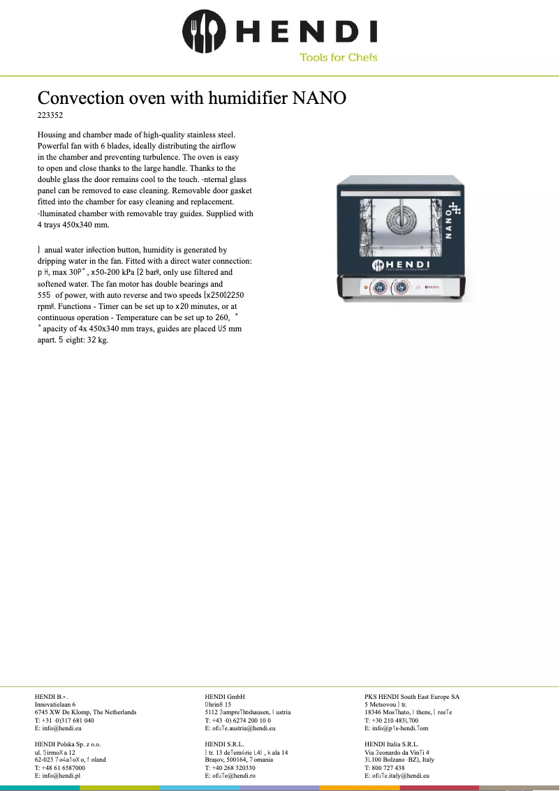 First page image of the manual for 223352