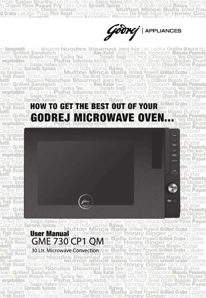 First page image of the manual for GME 730 CP1 QM