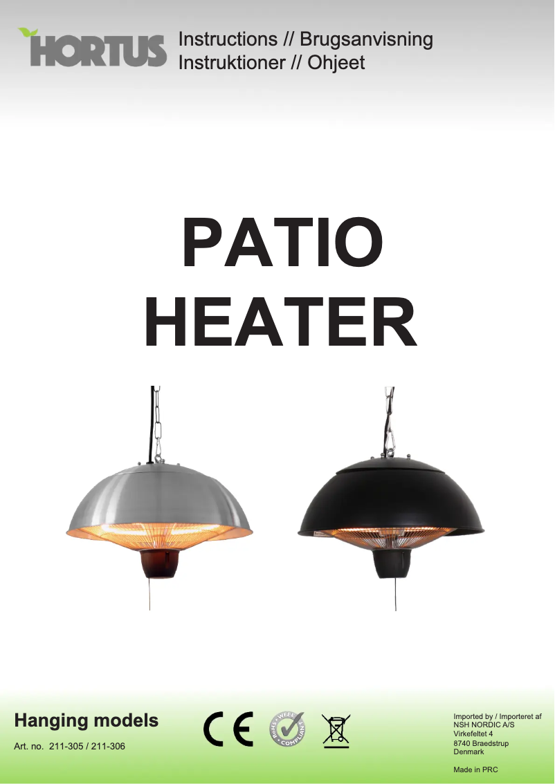 First page image of the manual for 211-305